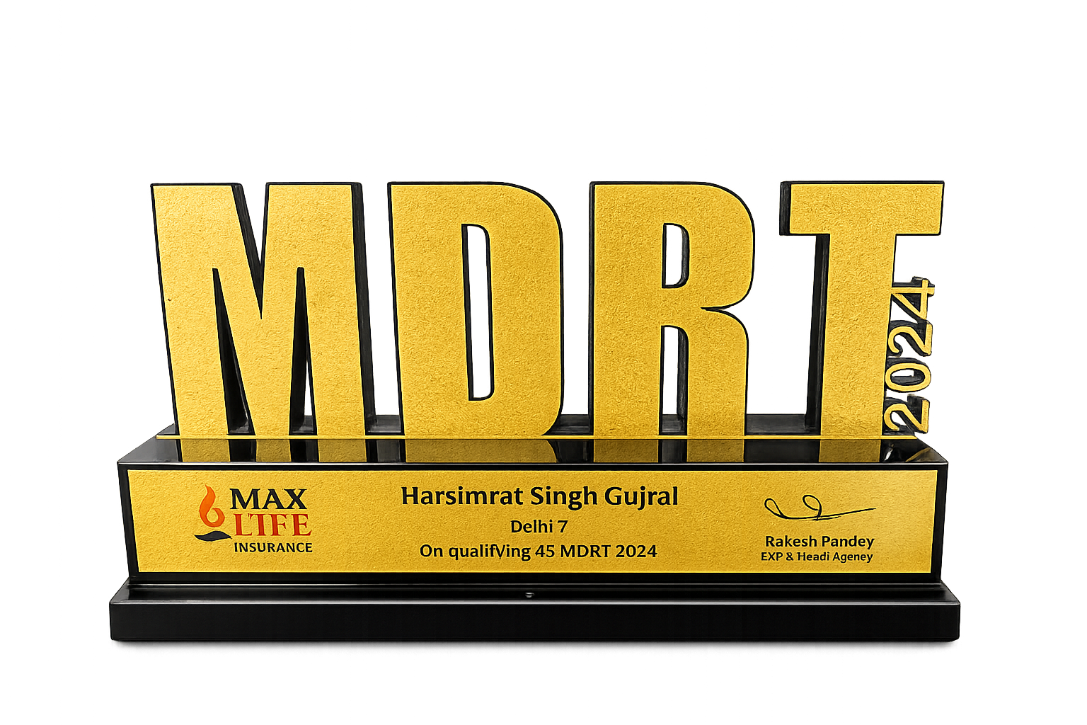 Corporate Club Member Trophy Award